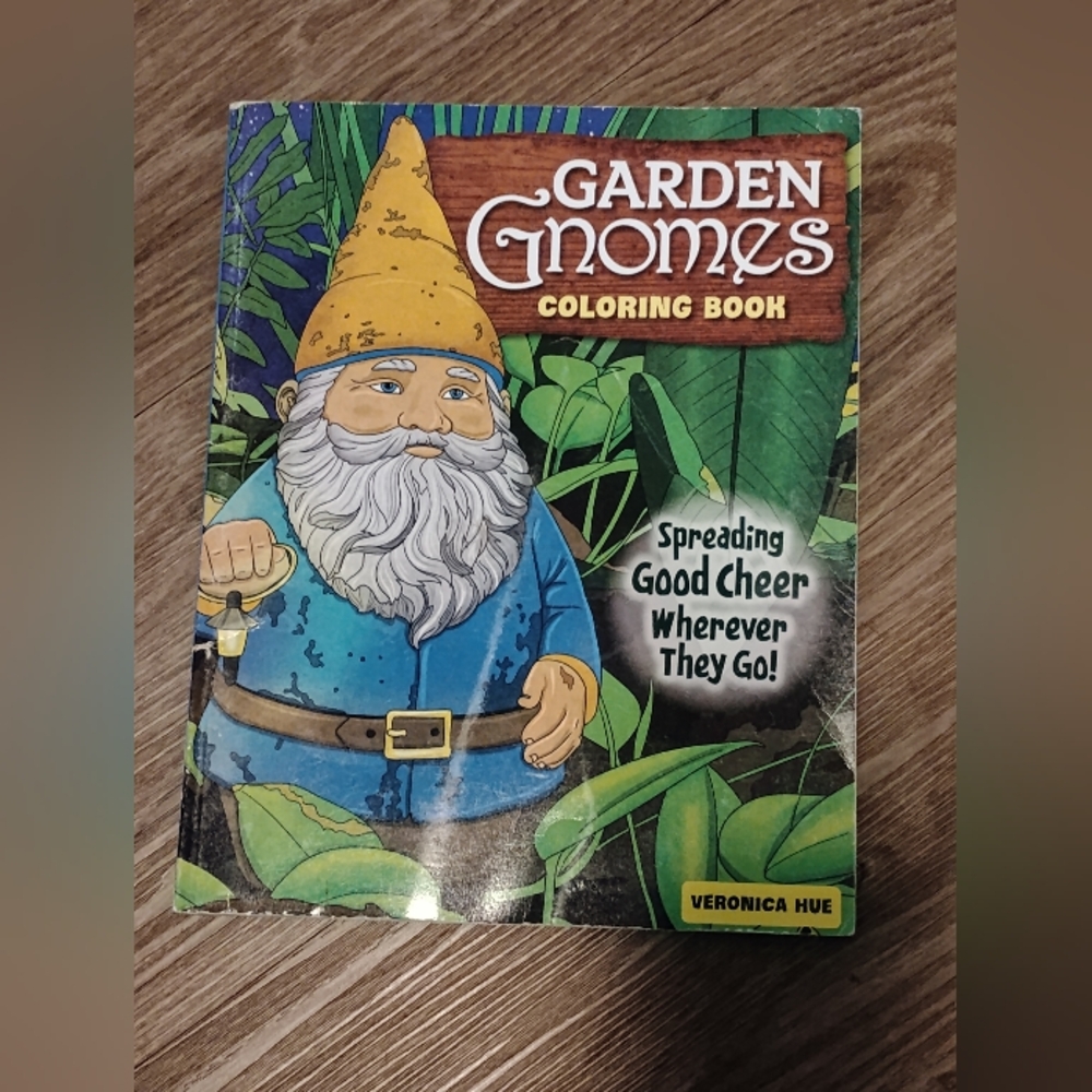 Garden Gnomes Coloring Book